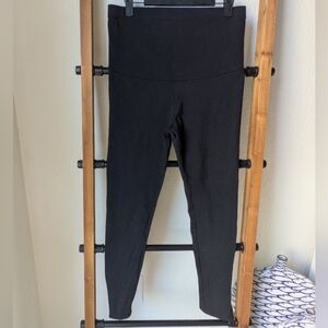 Ruhe NYC Women's Maternity Black High-Waisted Leggings - Size Medium